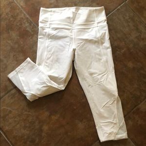 Lululemon White Crop Pants